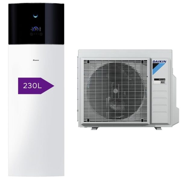 Daikin Altherma 3 ERGA 8 KW integreeritud boileriga 230L