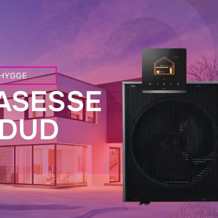Midea Hygge parimaid õhk-vesi soojuspumpasid Eesti kliimasse, 180-240m2 majale, säästlik, ilus must välisosa, võimas, suudab kütta ka -30ga